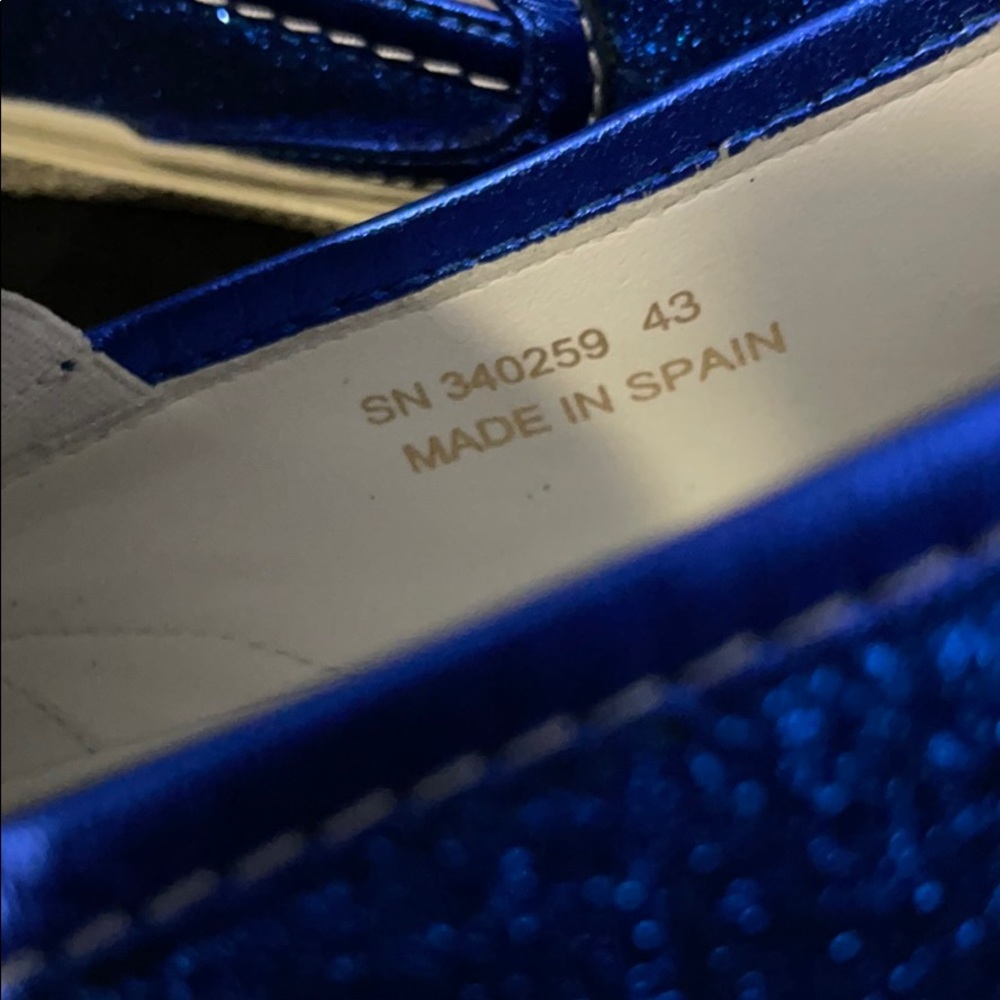 Men’s Saint Laurent Slip On Sparkly Sneakers. - Picture 9 of 9
